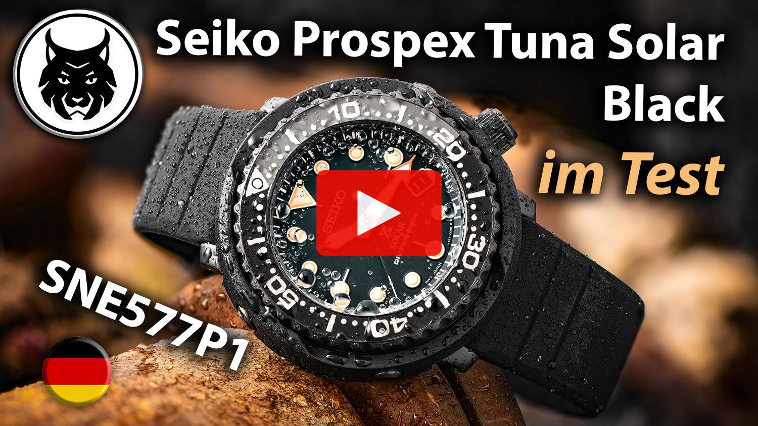 Kurzer YouTube Video Test & Eindrücke - Seiko Prospex Tuna Solar Black SNE577P1