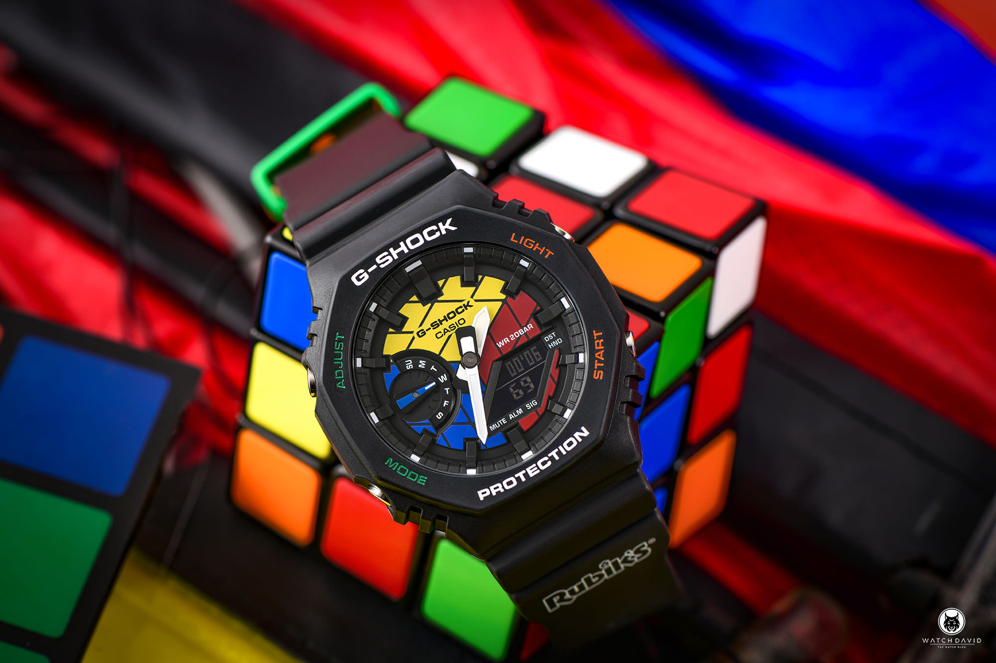 Casio G-SHOCK GAE-2100RC-1A Review - Casio X Rubik's Cube