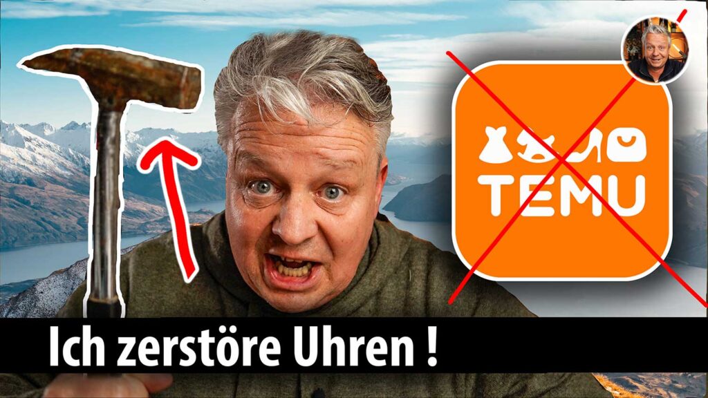 TEMU: Der Albtraum von gefälschten (Luxus) Uhren + Zerstörung Uhren